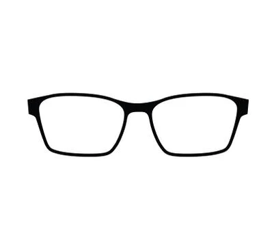 Eye glasses vector icon. Illustration flat style. Stock Illustration