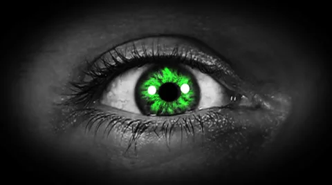 EYE HDGREEN Stock Footage 39724977