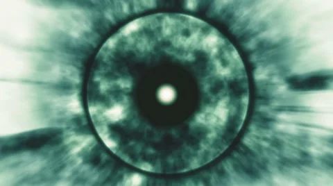 Eye horror Video stock 7929797