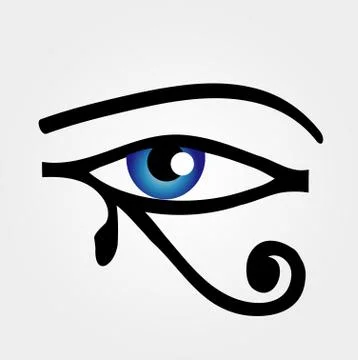 The eye of Horus  Stock Illustration