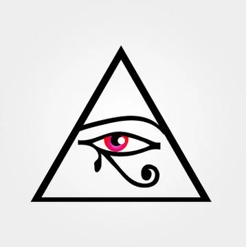 The eye of Horus  Stock Illustration