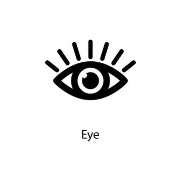 Eye icon. Element of minimalistic icon for mobile concept and web apps. Signs Stock Illustration