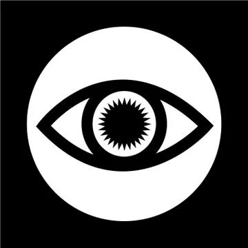 Eye icon Illustrazione stock