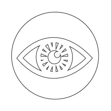 Eye icon Stock Illustration