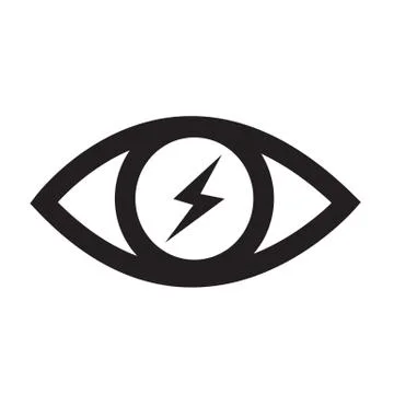 Eye icon illustration Stock Illustration