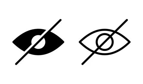 Eye icon. Look and Vision icon. Eye vector icon Stock Illustration