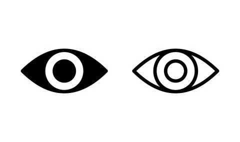 Eye icon. Look and Vision icon. Eye vector icon Stock Illustration