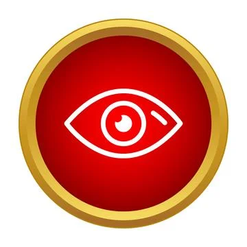 Eye icon representing vision and sight concept Stockillustratie