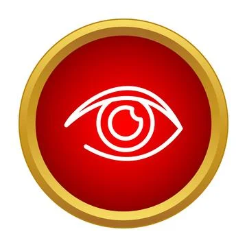Eye icon representing vision, view, and observation 스톡 일러스트