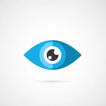 Eye icon - vector icon Stock Illustration