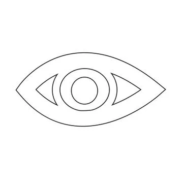Eye icon vector illustration Stock Illustration