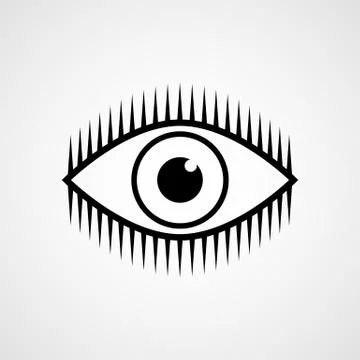 Eye icon. Vector illustration Stock Illustration