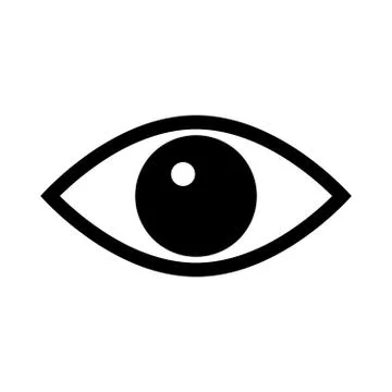 Eye icon. Vector illustration Stock Illustration