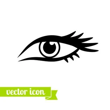Eye icon vector. Option four. Stock Illustration