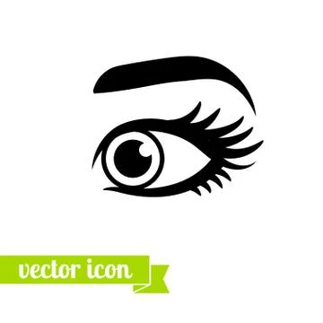 Eye icon vector. Option ninth. Stock Illustration