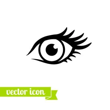 Eye icon vector. Second option. Stock Illustration