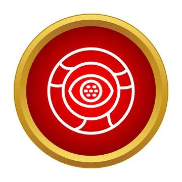 Eye icon visualising vision, sight, and data 스톡 일러스트