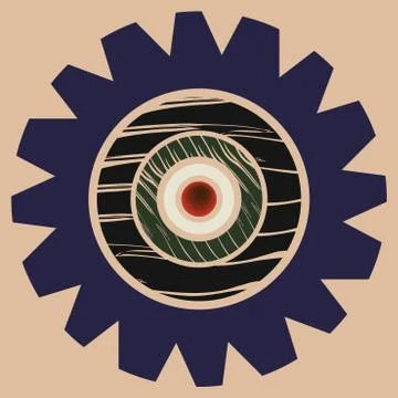 The Eye Stock Illustration