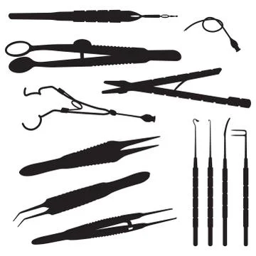 Eye instruments Stock Illustration