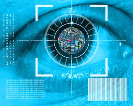 Eye interface Stock Illustration