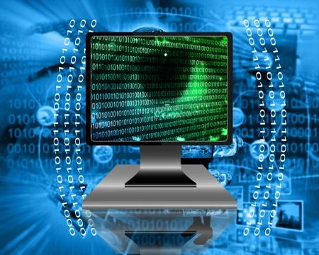 The eye of the internet Stock Illustration
