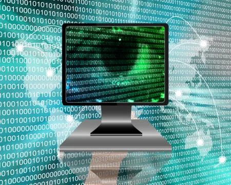 The eye of the internet Stock Illustration