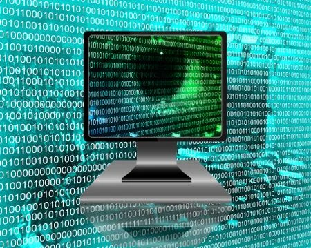 The eye of the internet 스톡 일러스트