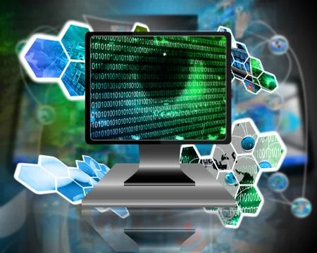 The eye of the internet 스톡 일러스트
