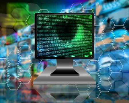 The eye of the internet Stock Illustration