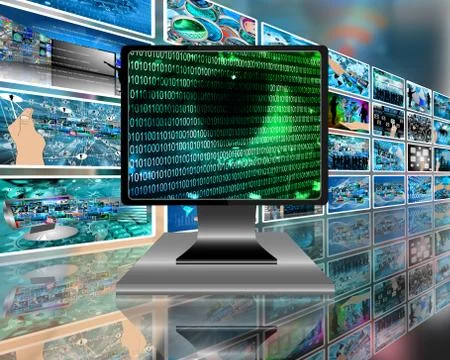 The eye of the internet イラスト素材