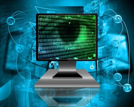 The eye of the internet Stock Illustration