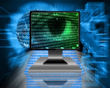 The eye of the internet 스톡 일러스트