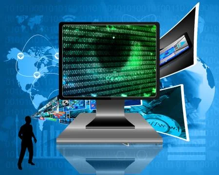 The eye of the internet イラスト素材