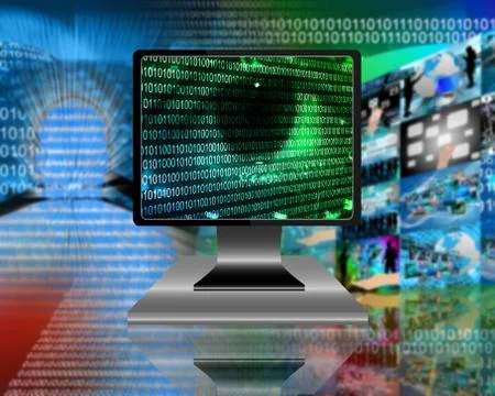 The eye of the internet 스톡 일러스트