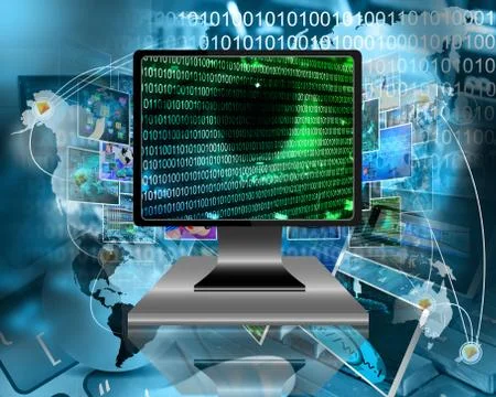 The eye of the internet 스톡 일러스트