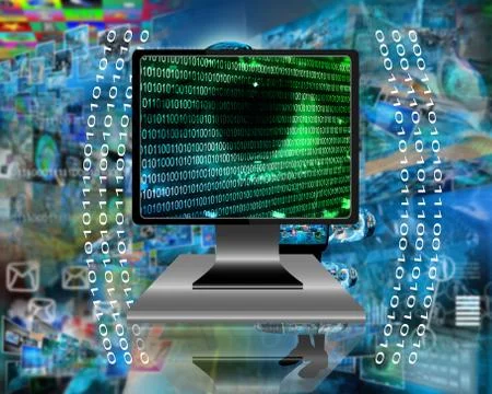 The eye of the internet Stock Illustration