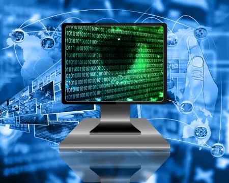 The eye of the internet 스톡 일러스트