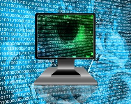 The eye of the internet 스톡 일러스트
