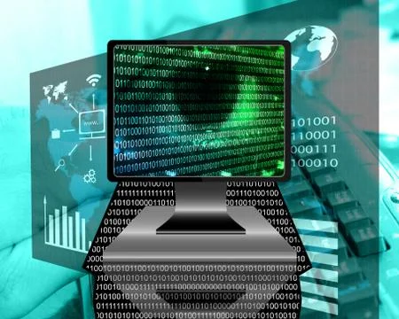 The eye of the internet Stock Illustration