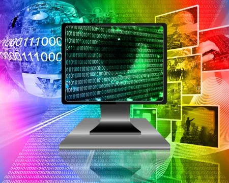 The eye of the internet Ilustración de archivo