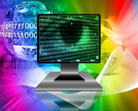 The eye of the internet 스톡 일러스트