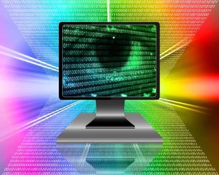 The eye of the internet Stock Illustration