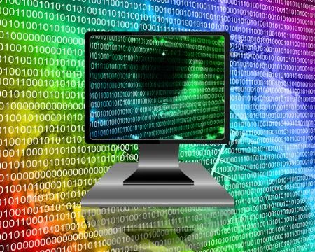 The eye of the internet Stock-Illustration