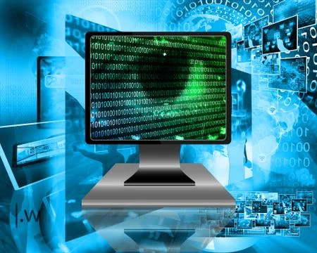 The eye of the internet 스톡 일러스트