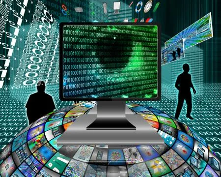 The eye of the internet イラスト素材