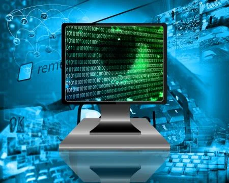 The eye of the internet Ilustración de archivo