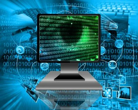 The eye of the internet 스톡 일러스트