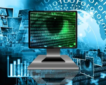 The eye of the internet イラスト素材