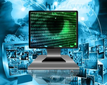 The eye of the internet Stock Illustration