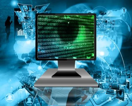The eye of the internet Stock Illustration